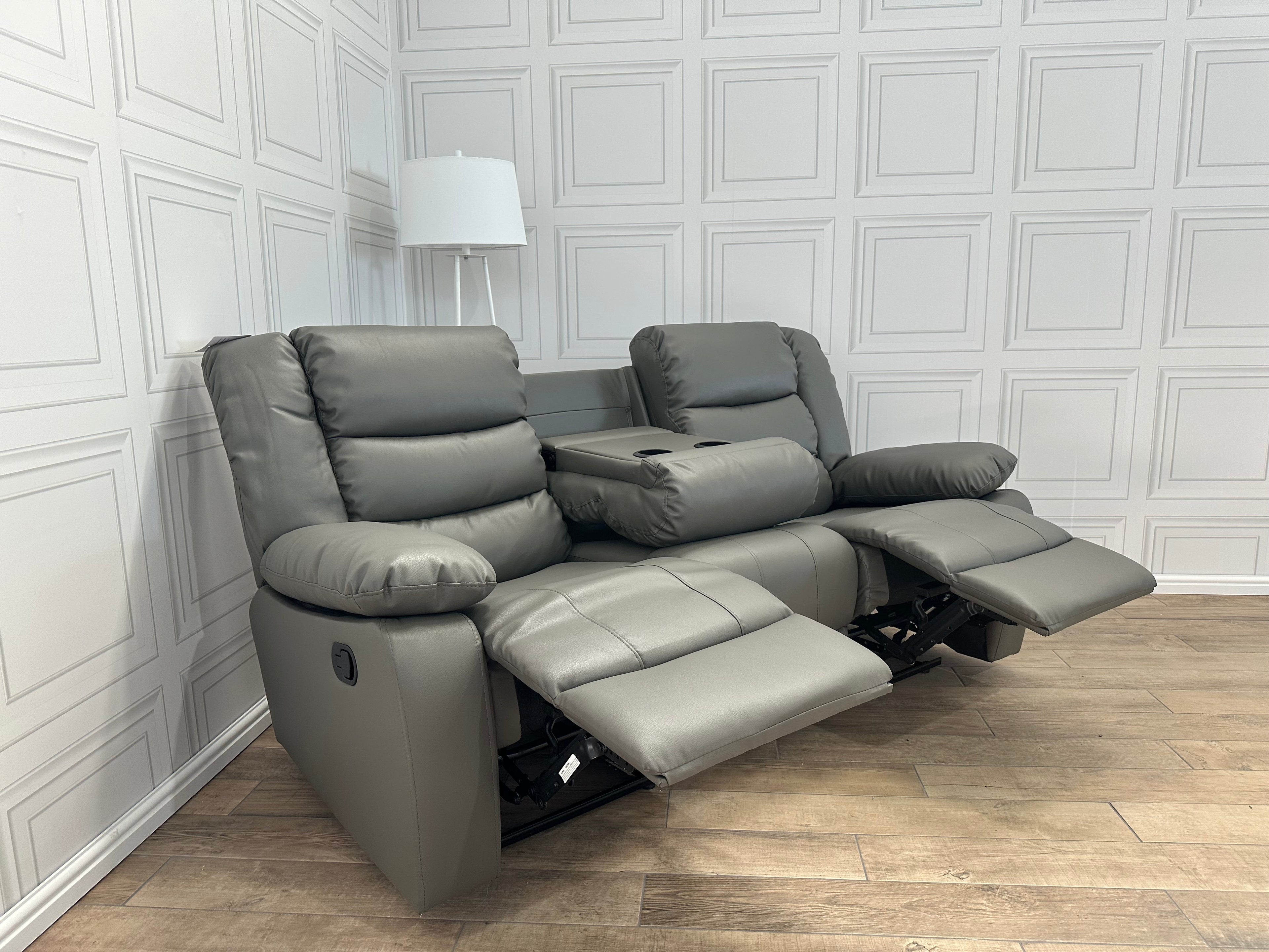 Brand New 3 Seater Leather Recliner Sofa - Same Day Delivery Available