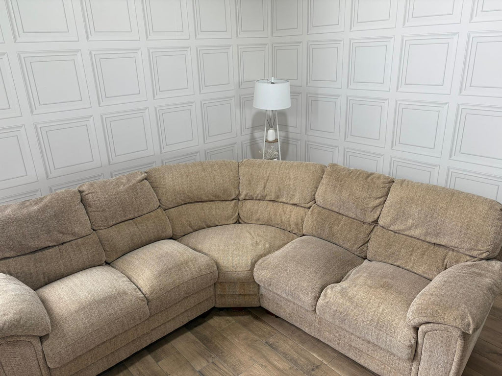 Furniture Village Beige Corner Sofa - Delivery Available - Payment On Delivery