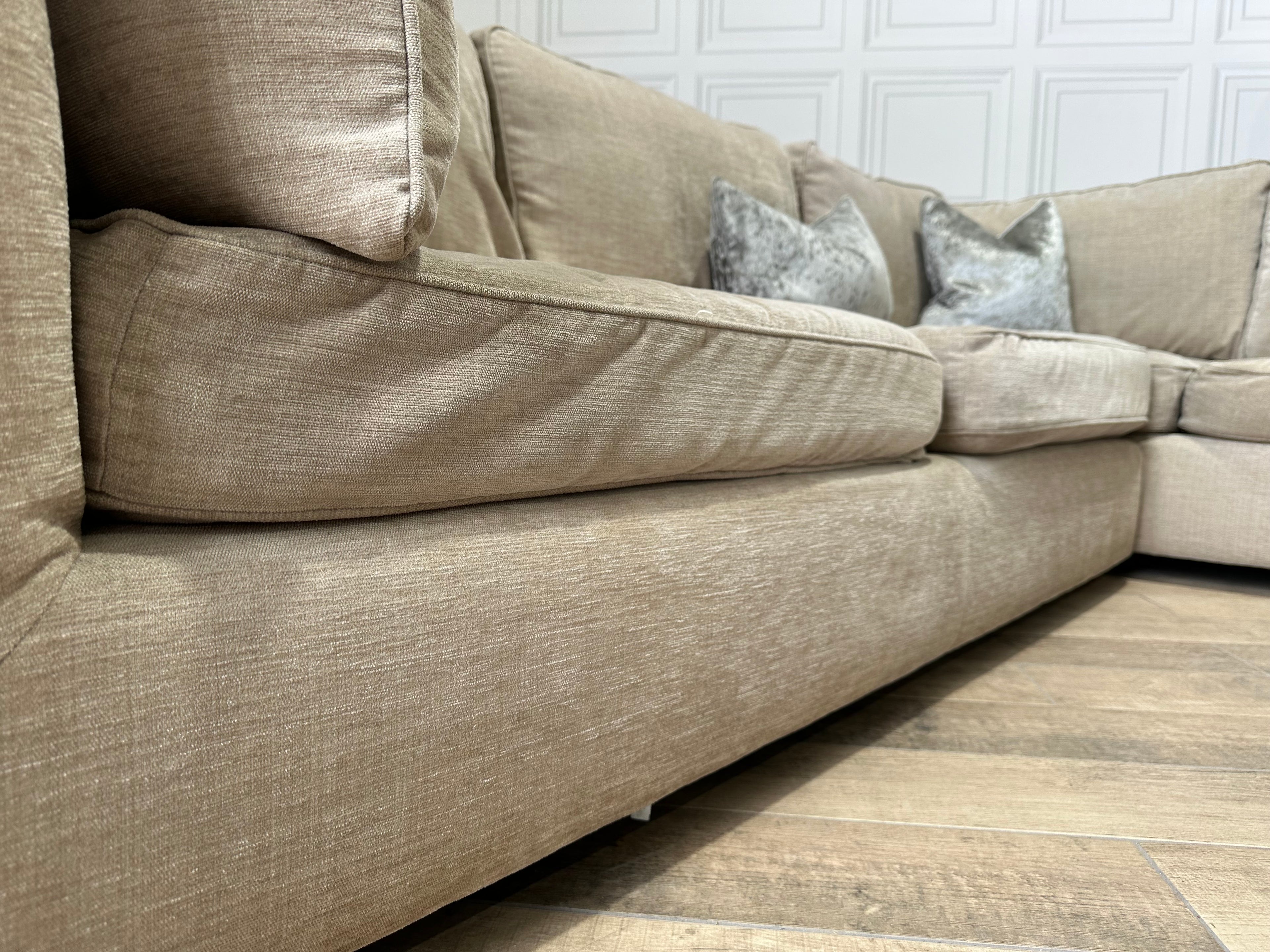 Marks & Spencer Beige Corner Sofa - Delivery Available - Payment On Delivery - Cheshire Based