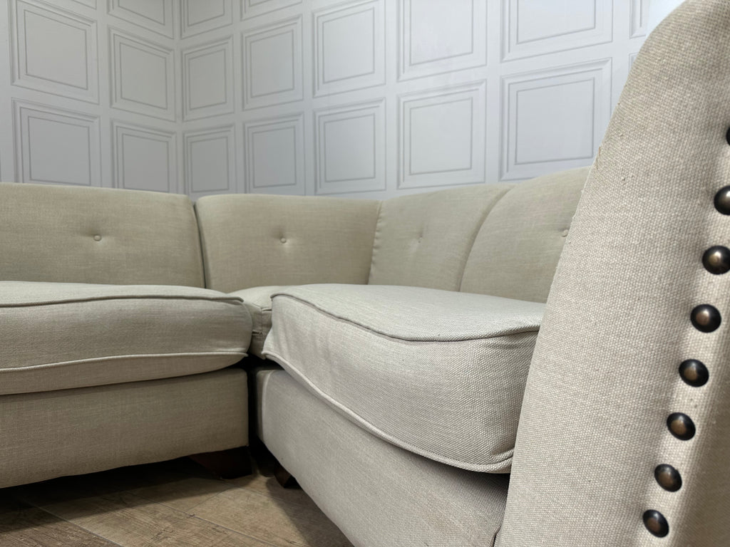Large Sofology Cream/Beige Corner Sofa - Delivery Available - Payment On Delivery - Cheshire Based