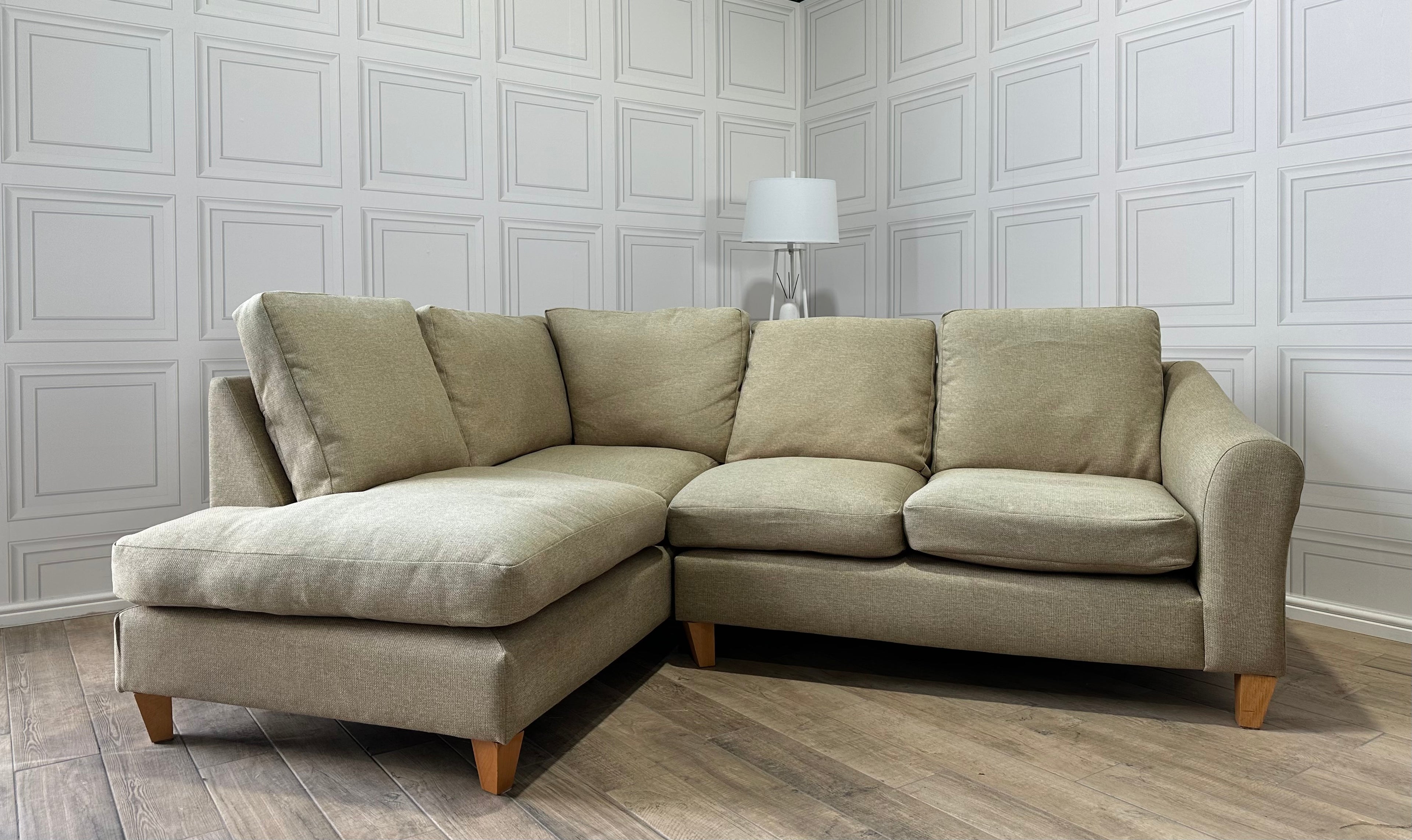 Laura Ashley Baslow Beige Corner Sofa - Delivery Available