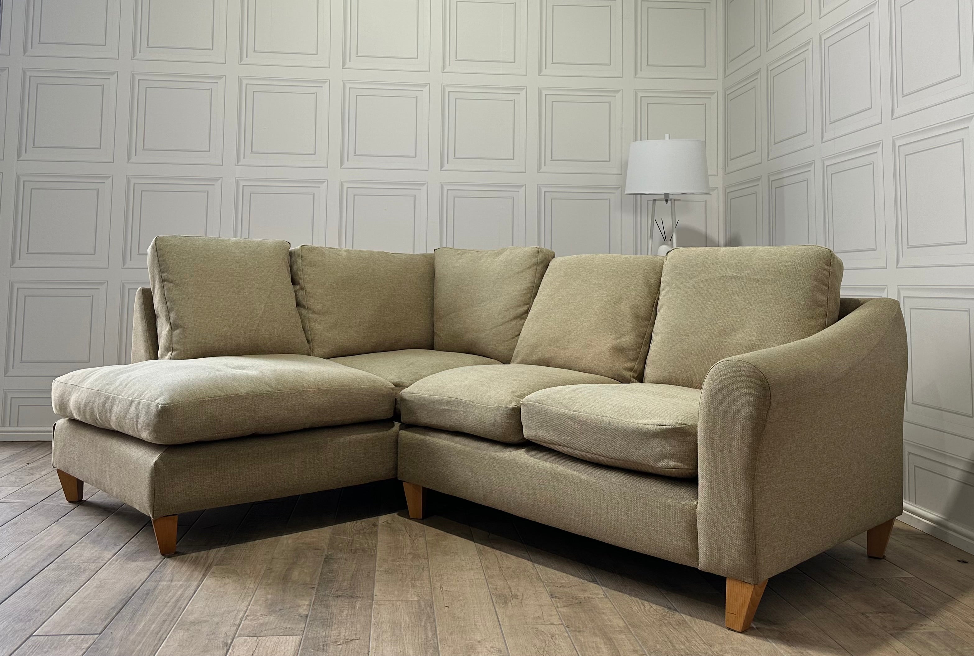 Laura Ashley Baslow Beige Corner Sofa - Delivery Available
