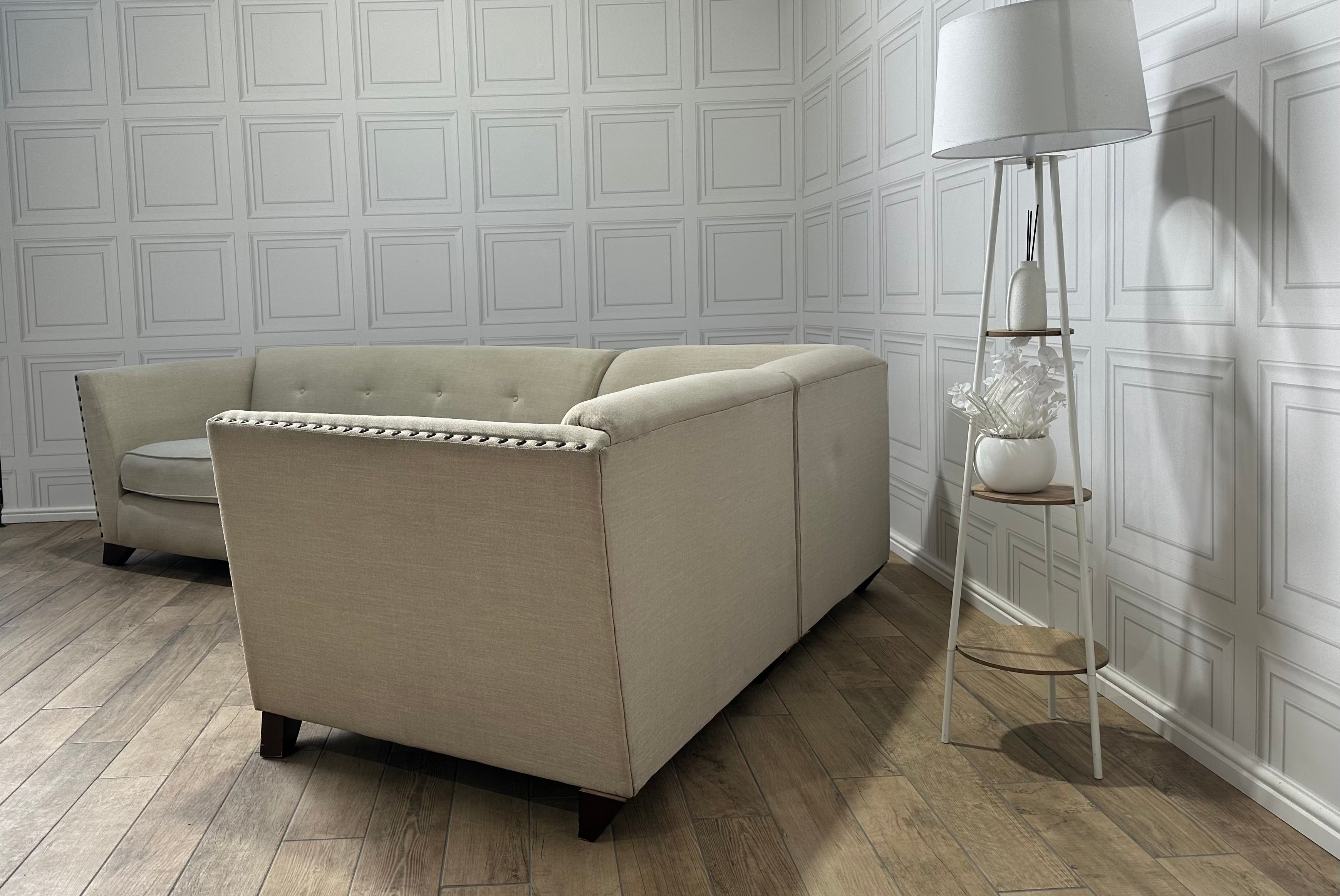 Large Sofology Cream/Beige Corner Sofa - Delivery Available - Payment On Delivery - Cheshire Based